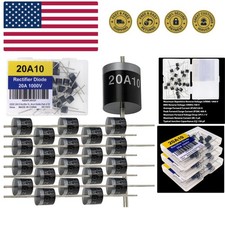 20A10 Diode Rectifier Diode 20pcs 20 Amp 20A 1000 Volt 1000V Electronic Silic... picture