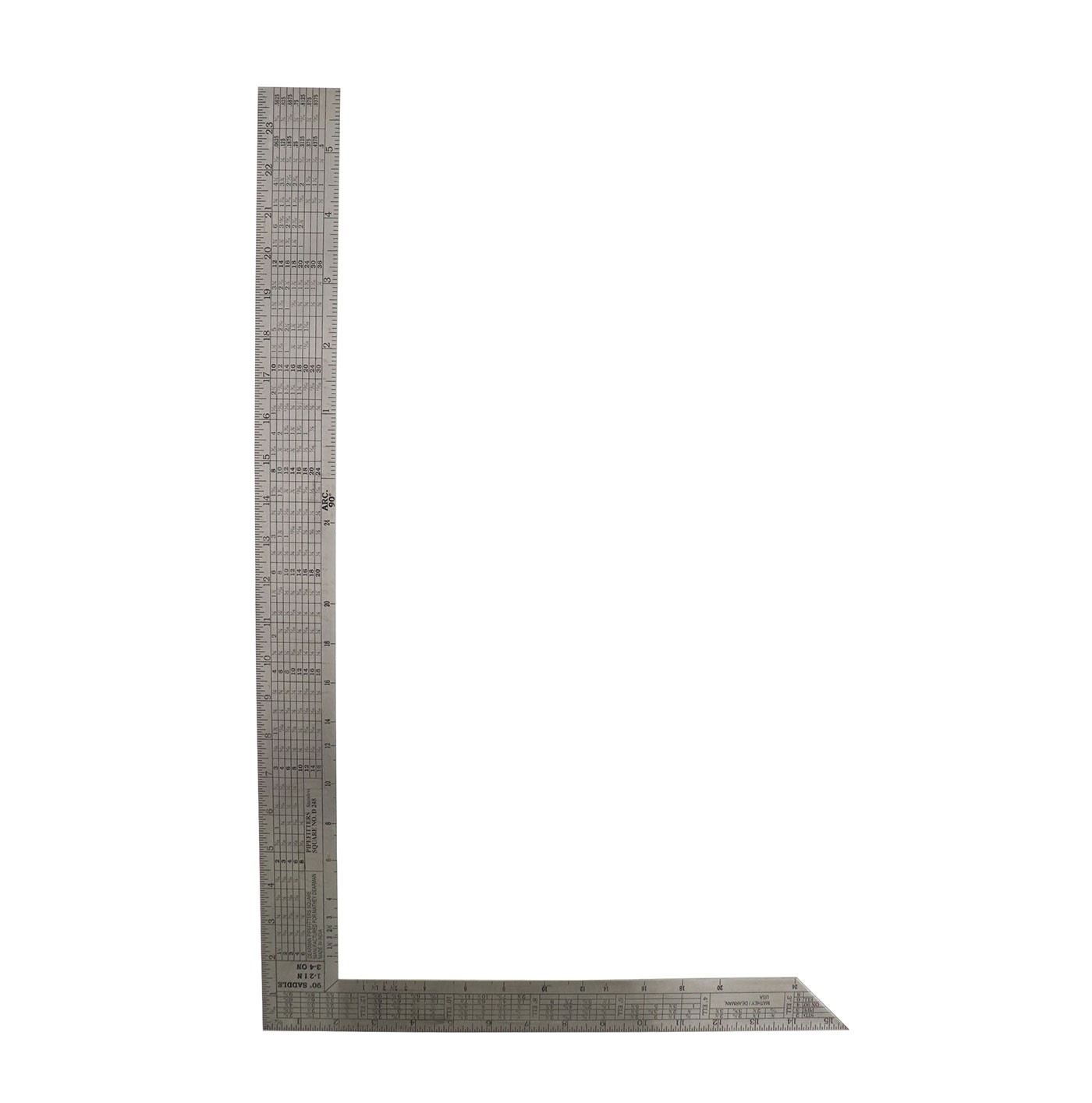 Fit-Up Pro Precision Stainless Steel Square for Pipefitters Boilermakers Welders