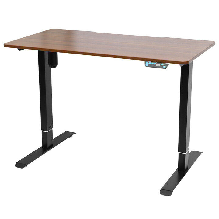 Height Adjustable Electric Standing Desk Frame Single Motor 2-Stage Desk Office