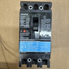 SURPLUS NEW SIEMENS ED63B060 60 Amp 3 Poles 600V Circuit Breaker – Electrical picture
