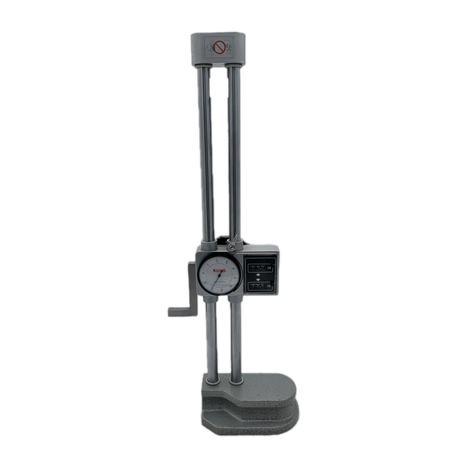 SPI 11-561-8 12 in. Height Gage Stainless Steel with Dial & Counter Display