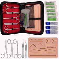 21 Pieces Practice Suture Kit with Pad for Medical Veterinary Student Training picture