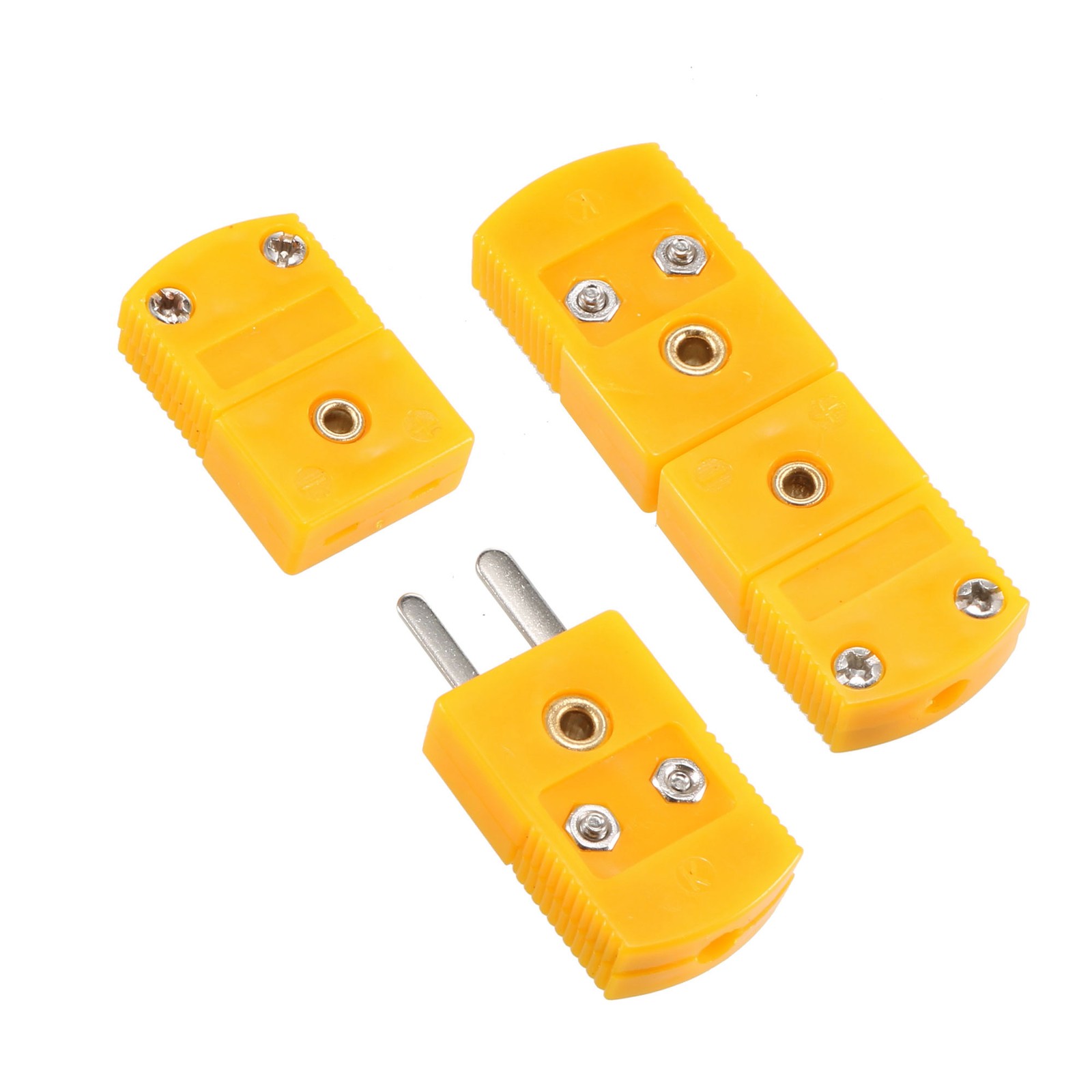 10 Set K Type Thermocouple for Industry M/F Temperature Testing Probe Connector 10 Set K Type Thermocouple for Industry M/F Temperature Testing Probe Connector