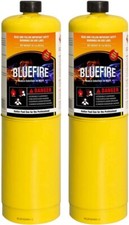 BLUEFIRE 2x MAPP MAP PRO Gas Fuel Cylinder,14.1oz,Hotter than Propane picture