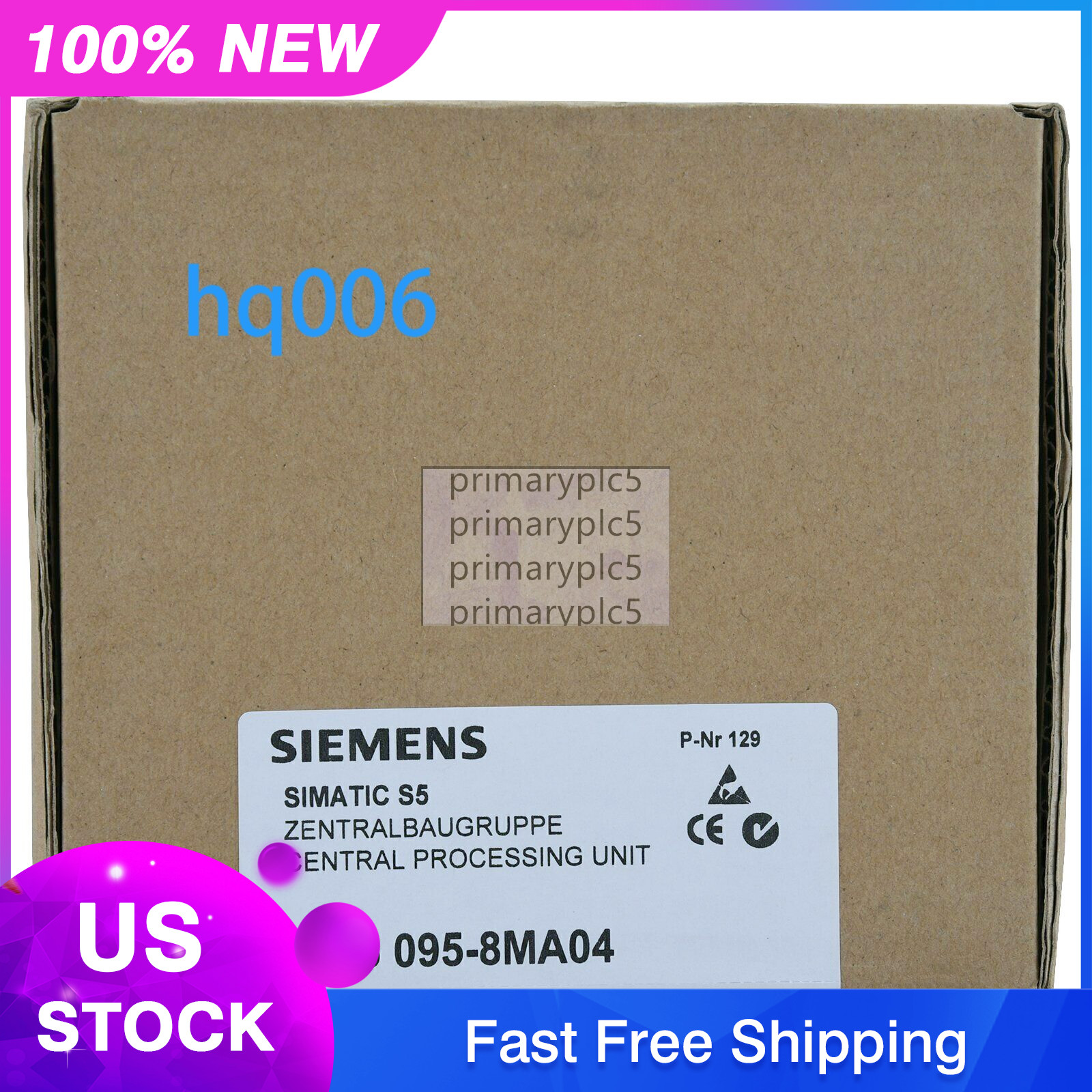 1PC Siemens S5-95U 6ES5095-8MA04 6ES5 095-8MA04 New Mmodule With Box 1PC Siemens S5-95U 6ES5095-8MA04 6ES5 095-8MA04 New Mmodule With Box