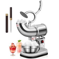 250W Electric Ice Shaver Crusher Snow Cone Maker Machine 440Lbs Stainless Steel picture