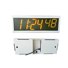 Wireless NTP Clock, Wi-Fi Clock, Network Synchronized, Metal Casing in White picture