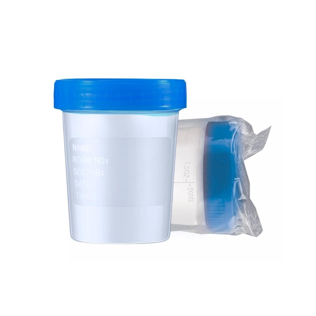 LabXcel 120mL Specimen Containers Polypropylene Screw Cap Sample Collection Cups