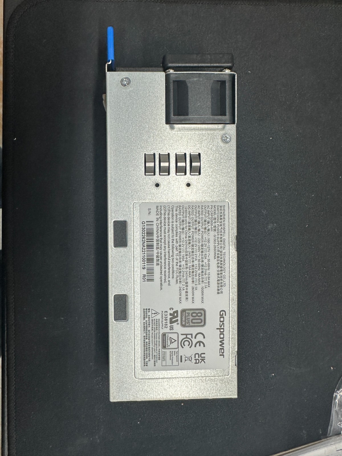 GOSPOWER G-1302-2600WNA - psu for servers GOSPOWER G-1302-2600WNA - psu for servers