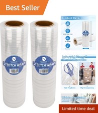 Versatile Heavy Duty Stretch Film - 18'' x 1200' | Perfect for Moving & Storage picture