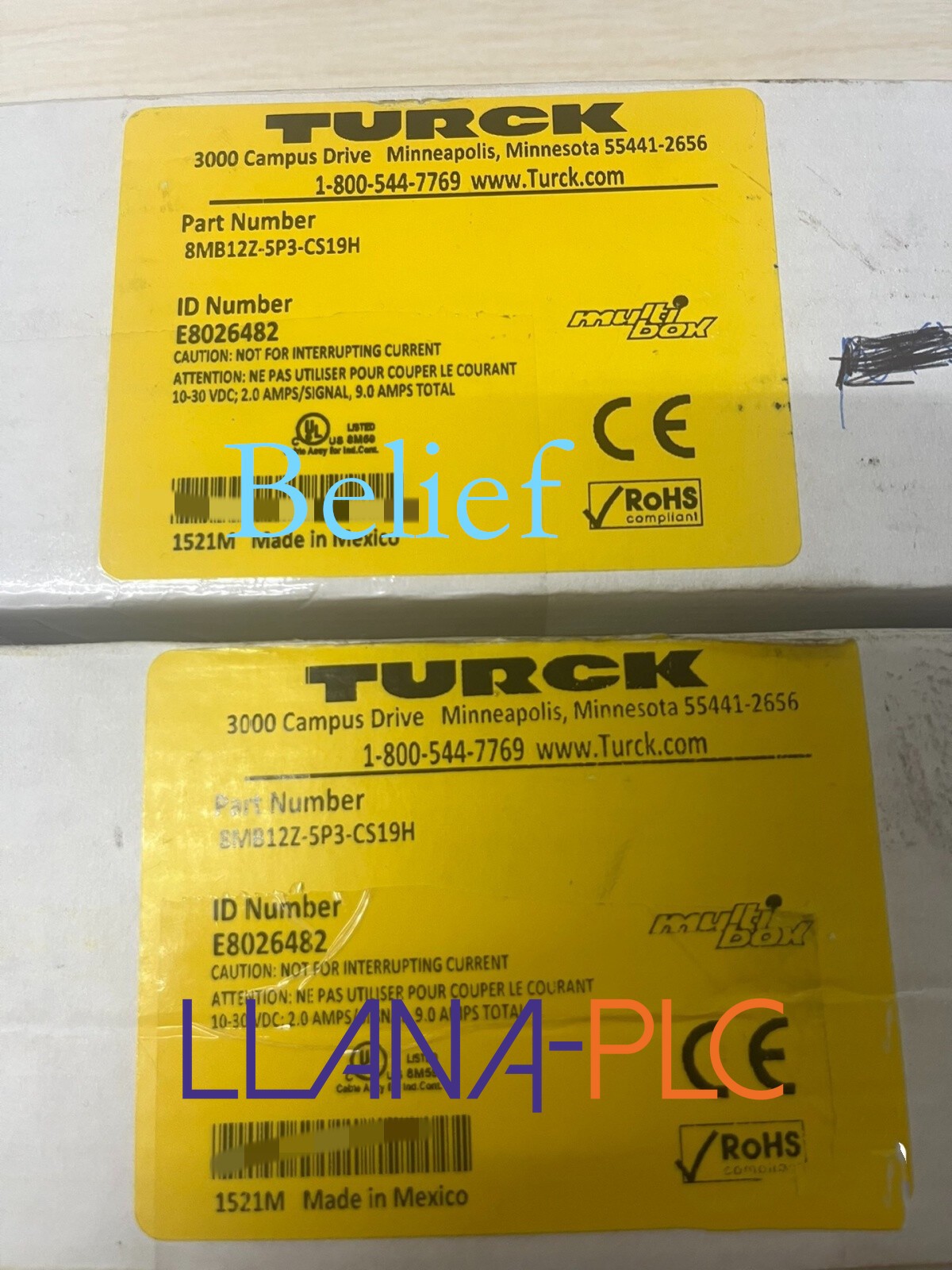 1pc TURCK 8MB12Z-5P3-CS19H New Junction Box Terminal Block Fast delivery DHL 1pc TURCK 8MB12Z-5P3-CS19H New Junction Box Terminal Block Fast delivery DHL