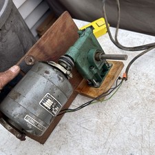 Bodine Gearmotor 1/15Hp 115V RPM Reducer Foot Mount Vintage. Working Great picture