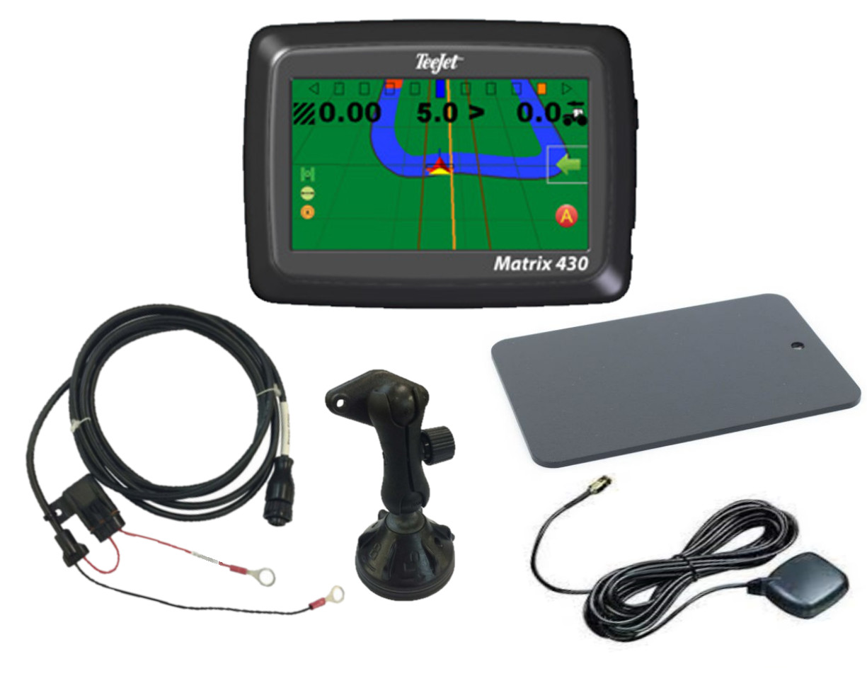 TeeJet Matrix 430 Kit with Patch Antenna & Power Battery Cable GD430-GLO-P-B