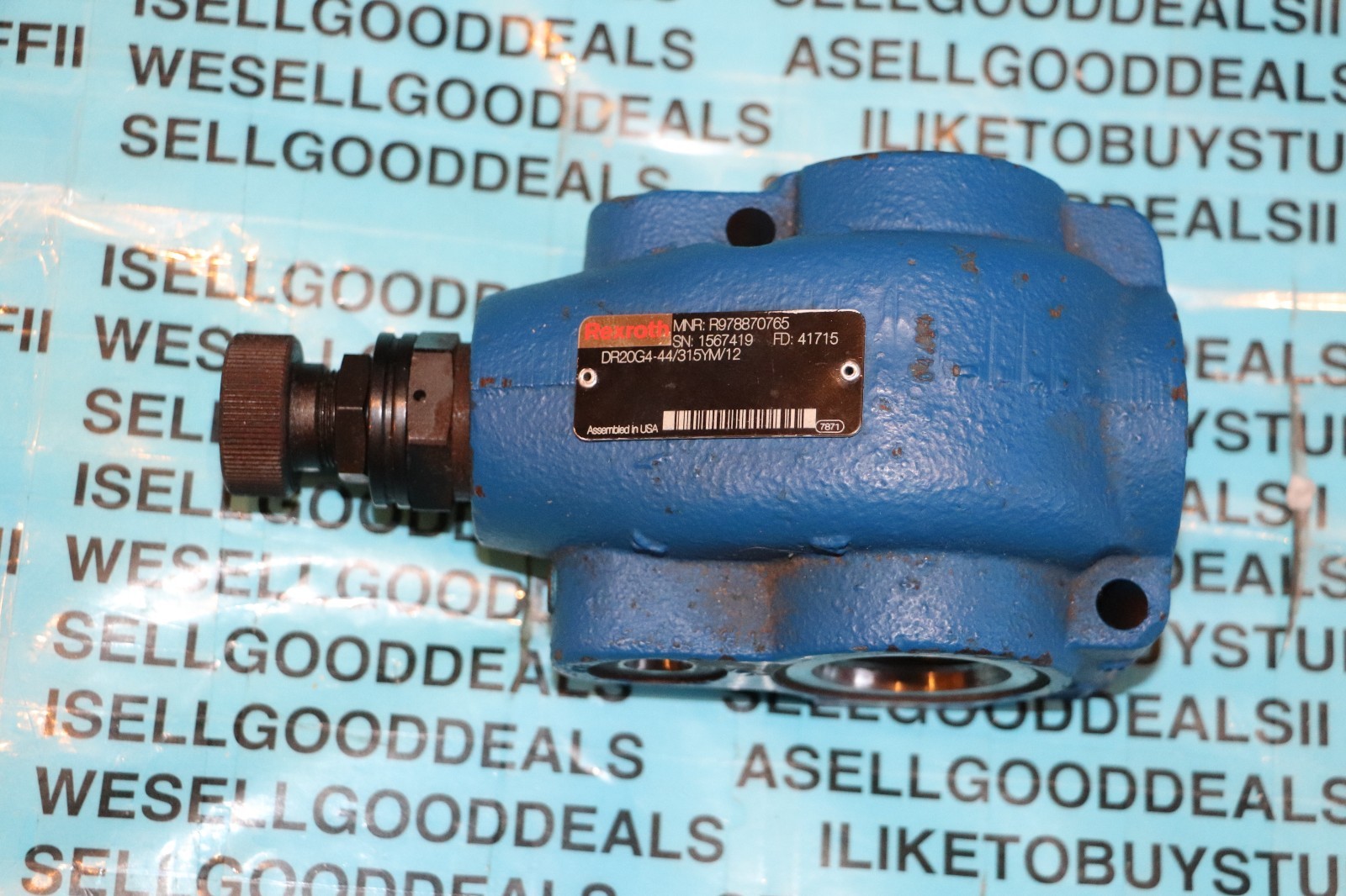 Rexroth DR20G4-44/315YM/12 Hydraulic Pressure Valve 1