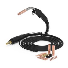 YESWELDER 15ft 250A MIG Gun Torch + 0.045 Tips Kit Fits Tweco #2 Lincoln 200/250 picture