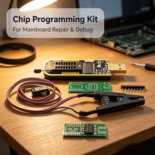 CH341A SOIC8 SOP8 Flash Chip EEPROM Programmer IC BIOS Test Clips 24 25 Series picture