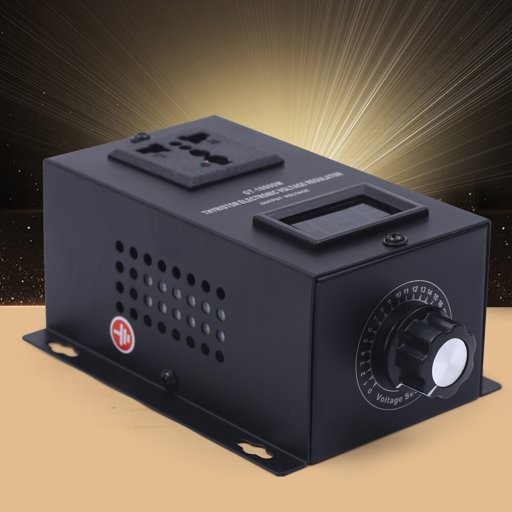 SCR Voltage Regulator 10000W, AC 110V Variable Voltage & Speed Control SCR Voltage Regulator 10000W, AC 110V Variable Voltage & Speed Control