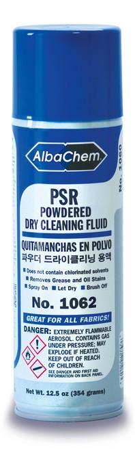 AlbaChem PSR Powdered Dry Cleaning Fluid No. 1062, 12.5 Ounce Can AlbaChem PSR Powdered Dry Cleaning Fluid No. 1062, 12.5 Ounce Can