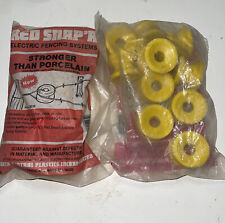 Zareba DC10 Red Snap'r Corner Post Donut Insulator - Yellow - 2 Bags =20 - NEW picture
