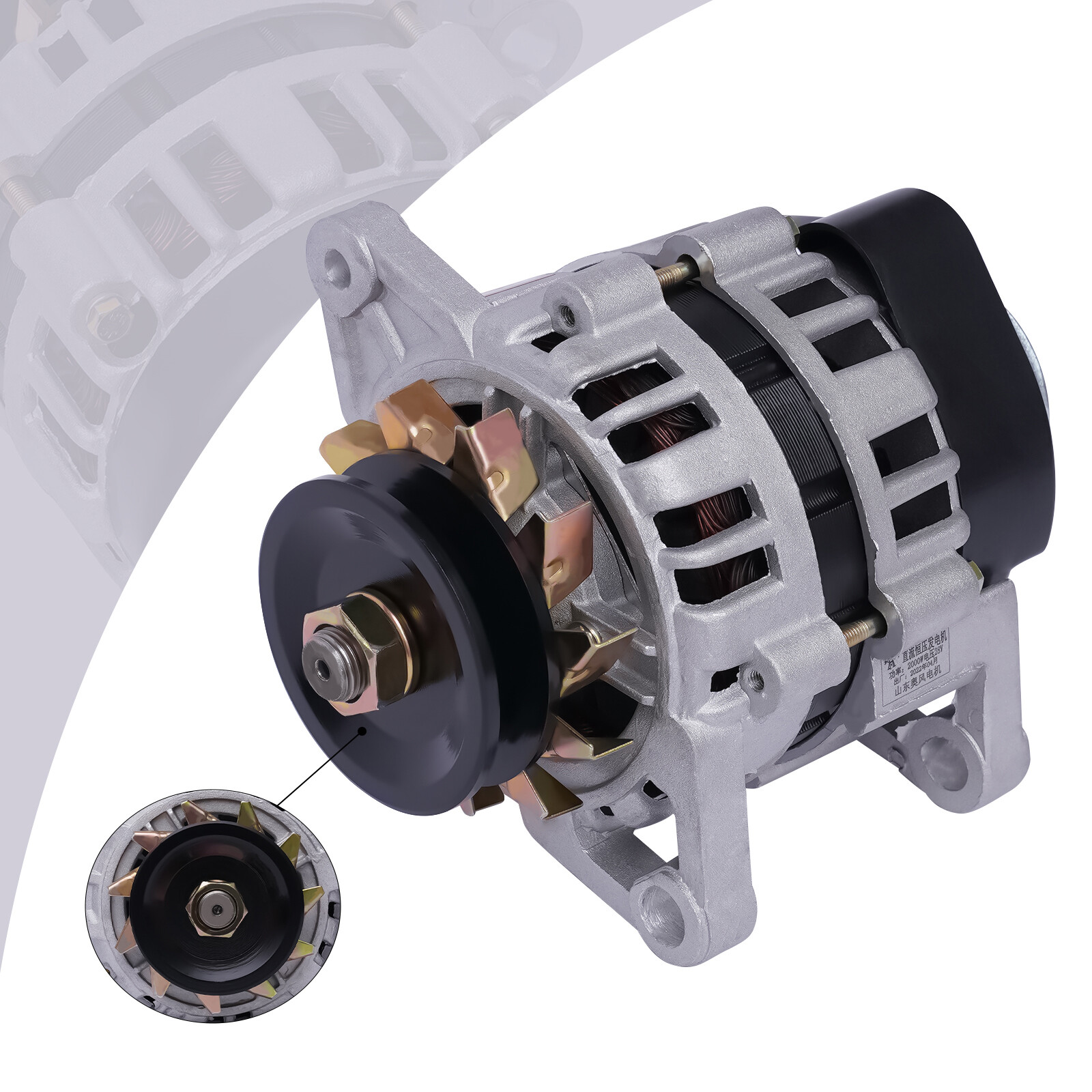 2000W Permanent Magnet Generator DC Brushless Agriculture Low Rpm Alternator 2000W Permanent Magnet Generator DC Brushless Agriculture Low Rpm Alternator