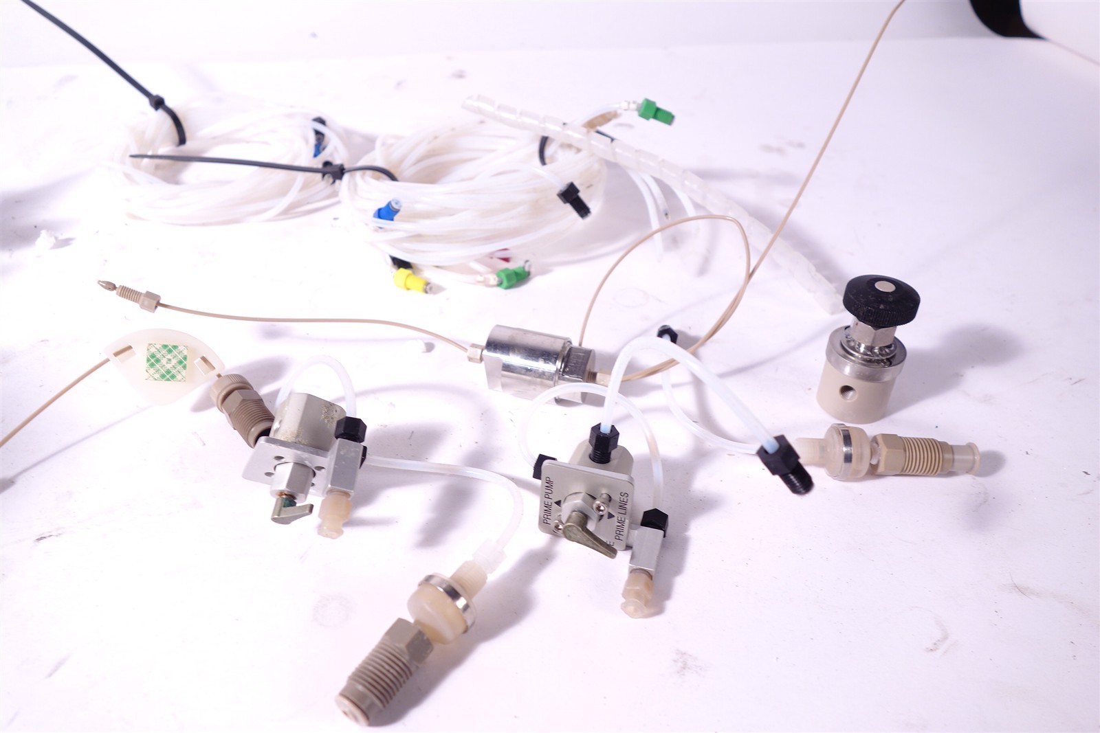 Large Lot of HPLC / High Pressure Valves / Tubing / Rheodyne / Hamilton