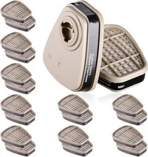 20Pcs(10Pairs) 6001 Filter Cartridges for Respirator 6200, 6500 6502 7502 Series picture