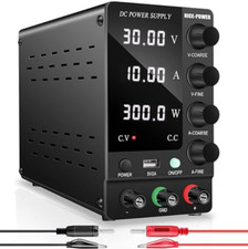 DC Bench Power Supply Variable 30V 10A,Adjustable Switching Regulated w/USB Port picture