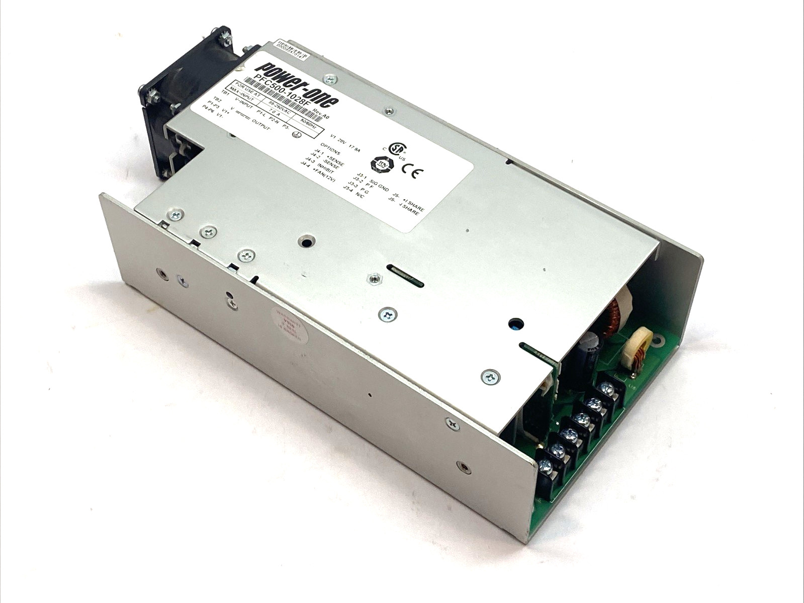 Power-One PFC500-1028F Rev. A0 Power Supply 28V 500W 17.9A Power-One PFC500-1028F Rev. A0 Power Supply 28V 500W 17.9A
