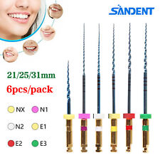 6pc Dental NiTi Super Rotary Files Heat Activated for Endodontic Endo Motor 3Siz picture