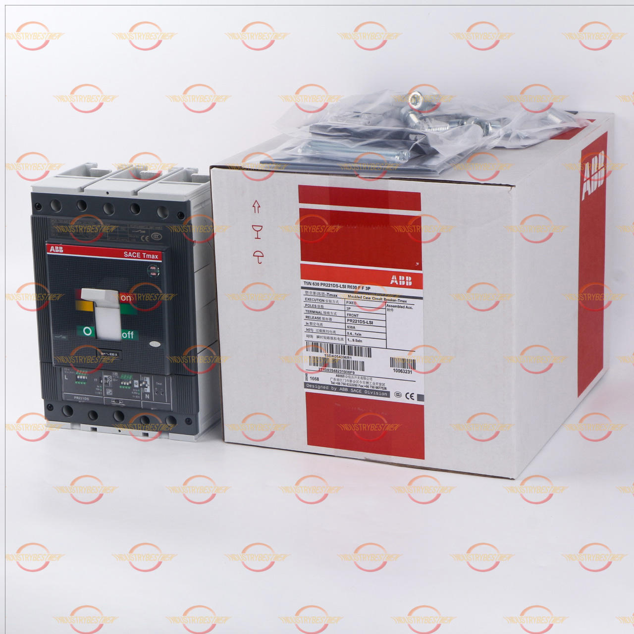 One ABB SACE T5N 630A PR221DS-LSI Breaker Switch new One ABB SACE T5N 630A PR221DS-LSI Breaker Switch new