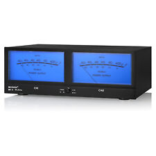Dual Analog VU Meter DB Panel MIC/LINE Sound Level Indicator Audio Switcher Box picture