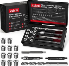 M6X1.0 Thread Repair Kit, 10 Solid 304 Stainless Steel Inserts picture