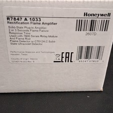 Honeywell Rectification Flame Amplifier R7847A1033 for 7800 Series picture