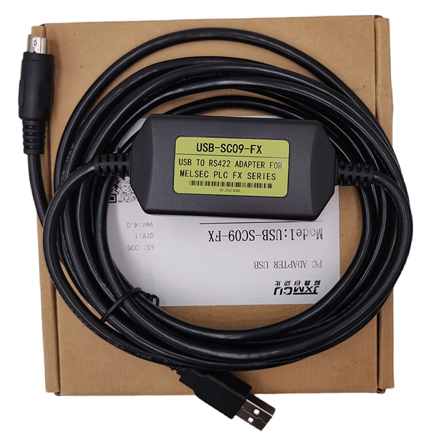 USB-SC09-FX PLC Programming Cable Replacement for Mitsubishi MELSEC FX USB-SC09-FX PLC Programming Cable Replacement for Mitsubishi MELSEC FX