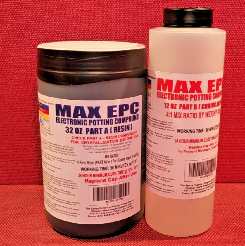 Epoxy Potting Compound 4 Large & Thick Pours -Low Exotherm Thermally Conductive Epoxy Potting Compound 4 Large & Thick Pours -Low Exotherm Thermally Conductive