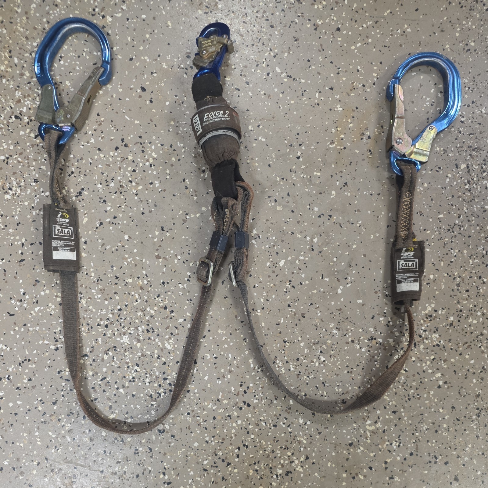 3M DBI-Sala Arc Flash Dual Leg Lanyard 1246321 FR Force2 100% Tie Off 3M DBI-Sala Arc Flash Dual Leg Lanyard 1246321 FR Force2 100% Tie Off