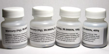 10g-400g (0.35oz-14.1oz) 99.9995% Mercury Metal / Elemental Mercury (Hg) picture