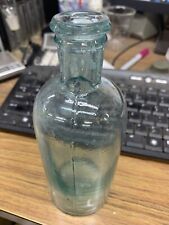 Vintage Unmarked Glass Apothecary 7 Inches Tall x 2.5 Inches Wide GOOD COND picture