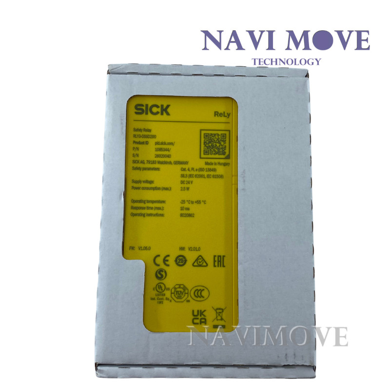 Sick Rly 3 New SICK RLY3-OSSD200 RLY3OSSD200 1085344 Safety Relay Ship From USA ...