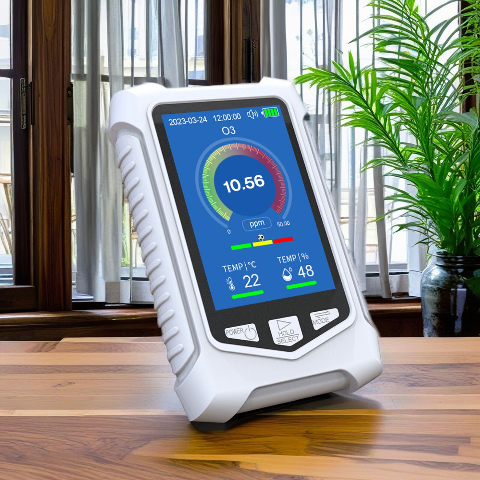 3.5-inch Smart Sensor Ozone Meter TFT LCD Ozone Analyzer O3 Ozone DetectorYa