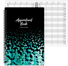 Appointment Book – Undated Salon Appointment Book, Daily＆Hourly Schedule Book wi picture