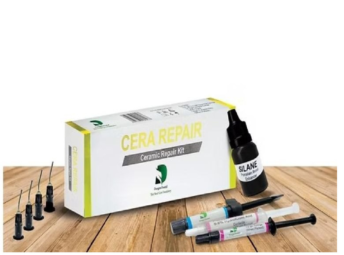 Dental CERA REPAIR Complete Set of Ceramic Porcelain Repair Kit Dental CERA REPAIR Complete Set of Ceramic Porcelain Repair Kit