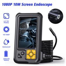 10M 1080P HD Waterproof Industrial Endoscope Inspection Camera With LCD Screen picture