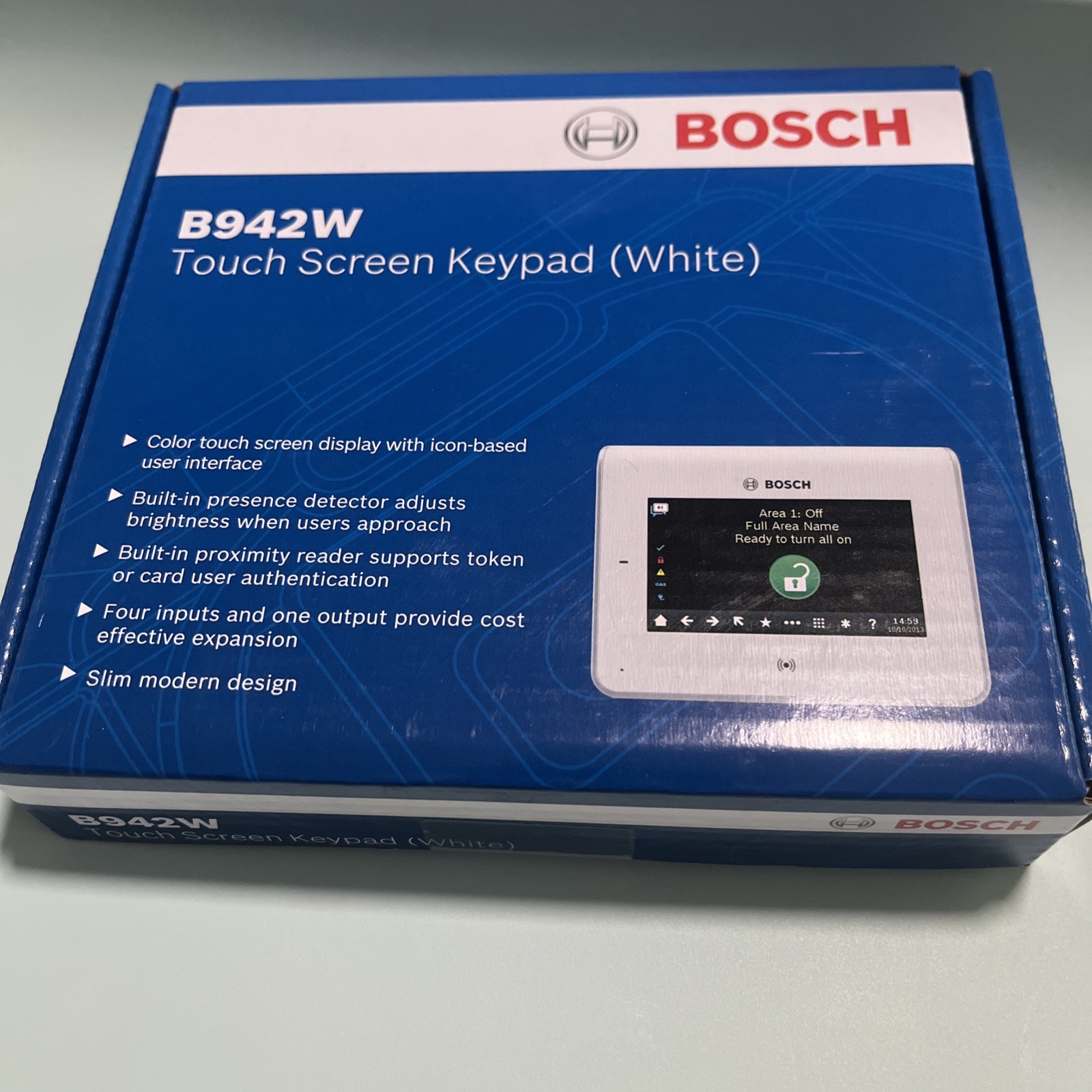 Bosch B942W Touchscreen Keypad White * Brand New / Sealed NIB Bosch B942W Touchscreen Keypad White * Brand New / Sealed NIB