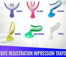 Dental Impression Bite Registration Triple Trays Mold (Choose Size & Quantity) picture