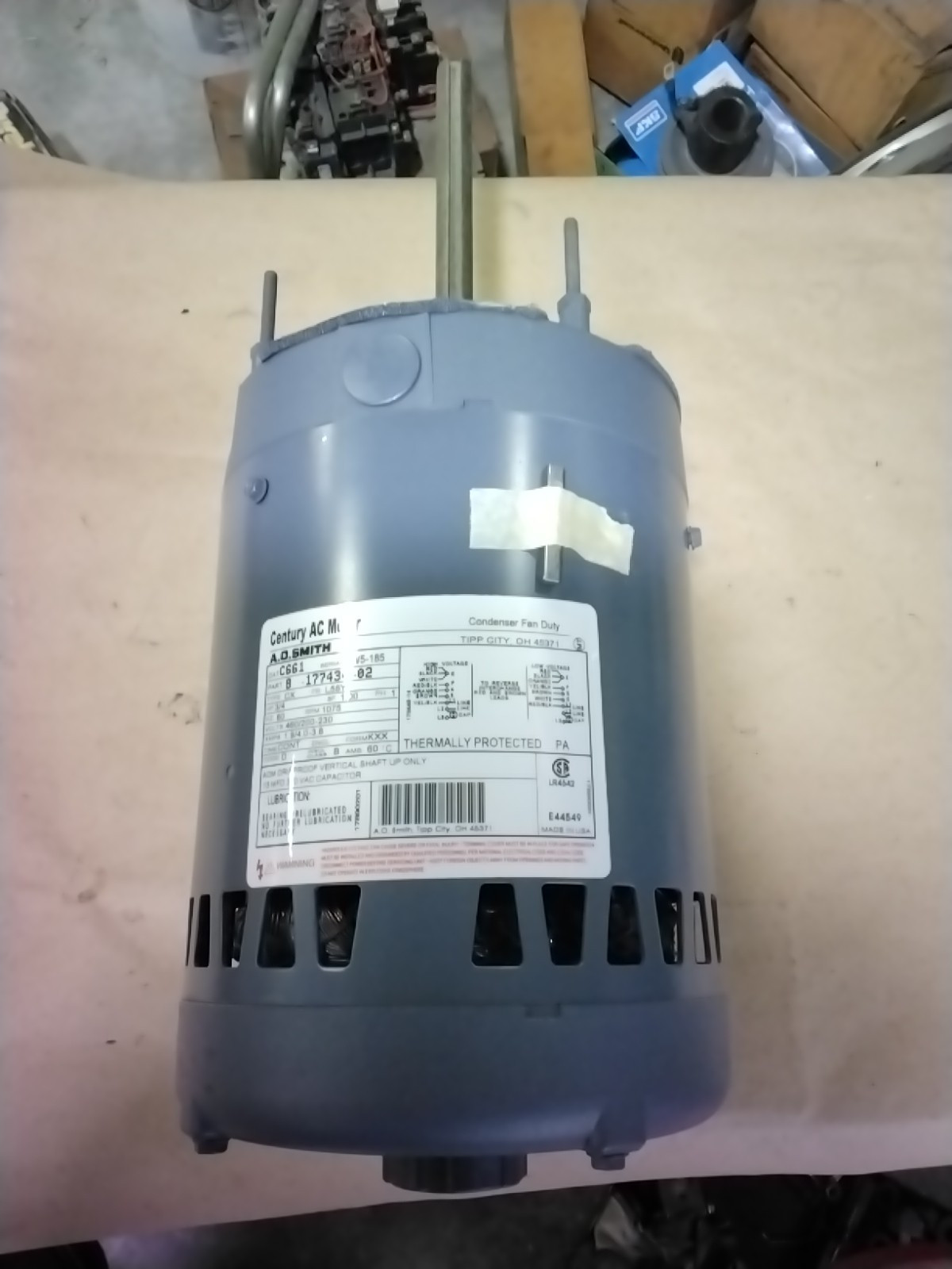 Magnetek 8-177434-02 Century AC Motor 817743402 #3386CG-A Magnetek 8-177434-02 Century AC Motor 817743402 #3386CG-A