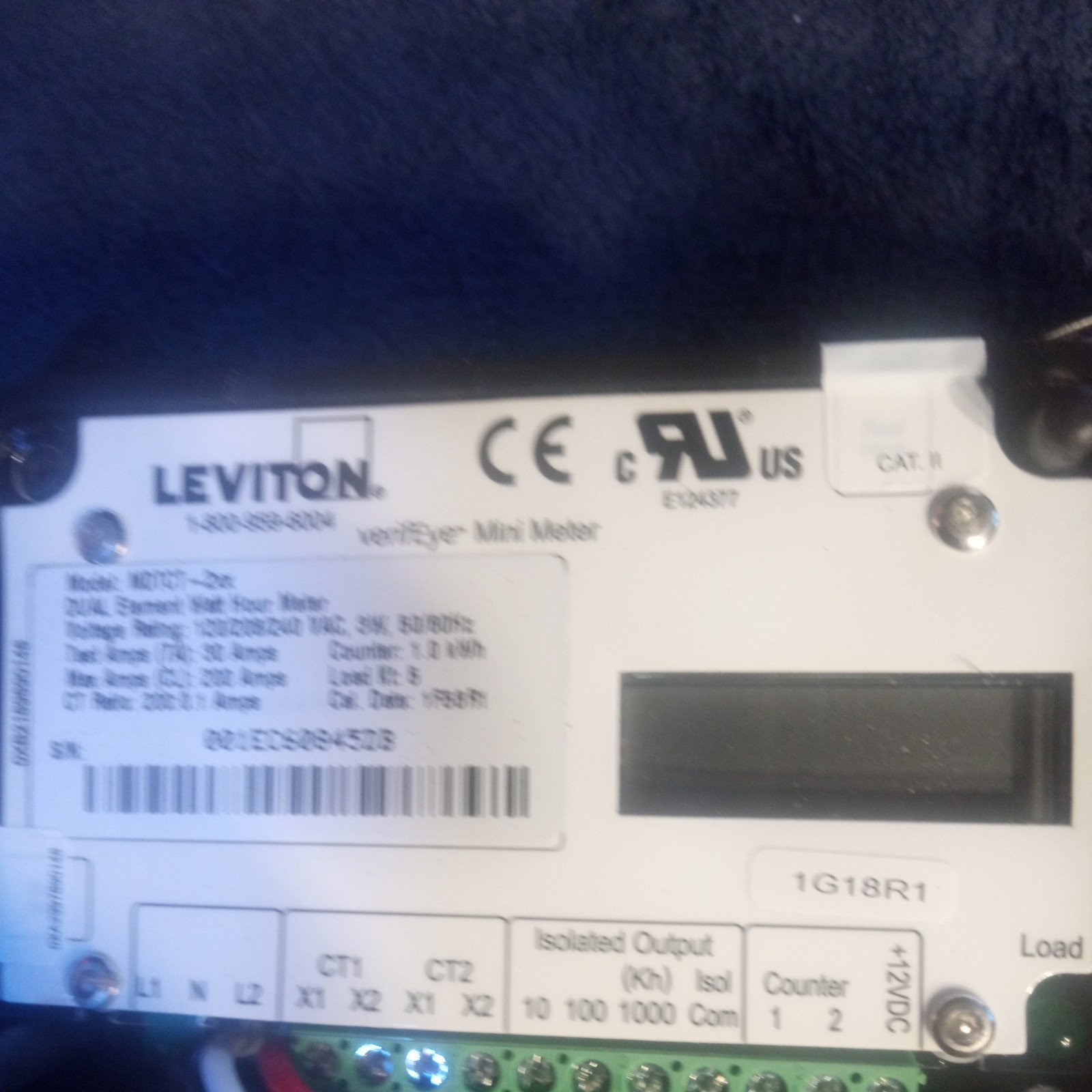 NEW Leviton MDTCT-2NC Smart Meter NEW Leviton MDTCT-2NC Smart Meter