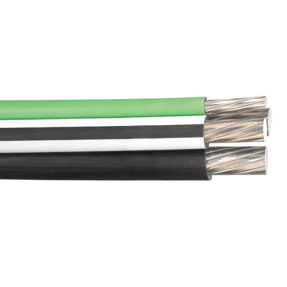 2-2-2-4 Aluminum Mobile Home Feeder Direct Burial Cable (100 Amp) 600V 2-2-2-4 Aluminum Mobile Home Feeder Direct Burial Cable (100 Amp) 600V