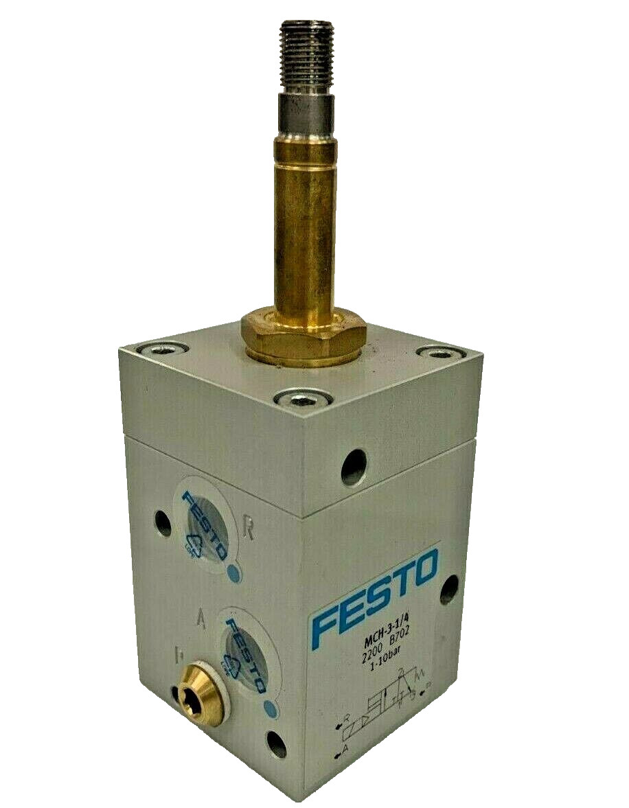 FESTO MCH-3-1/4 2200 3/2-Way G1/4 Hi-Flow Solenoid Valve 1..10 bar w/o coil