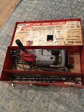   Vintage Milwaukee 5300 Heavy Duty Rotary Hammer Drill, Case & Bits  picture